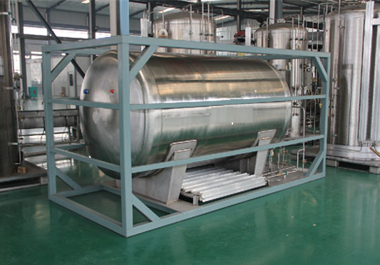 Compact Horizontal Movable Cryogenic Tank