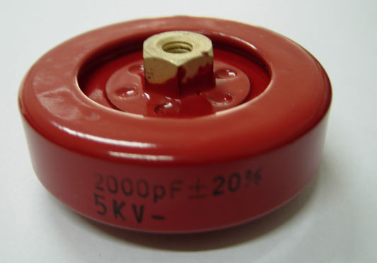 Plate High Voltage Capacitors With Contoured Rim (PS55)